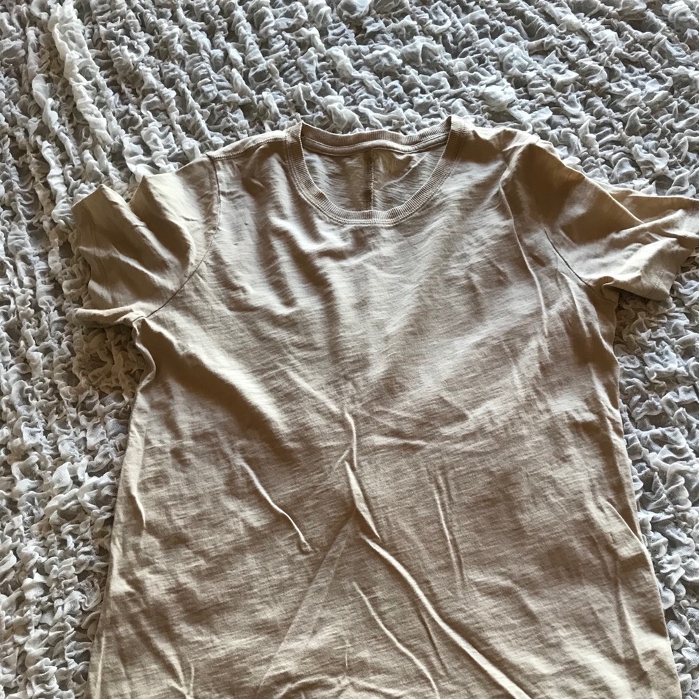 NWT Beige Khaki Gap Short Sleeve Tee Medium